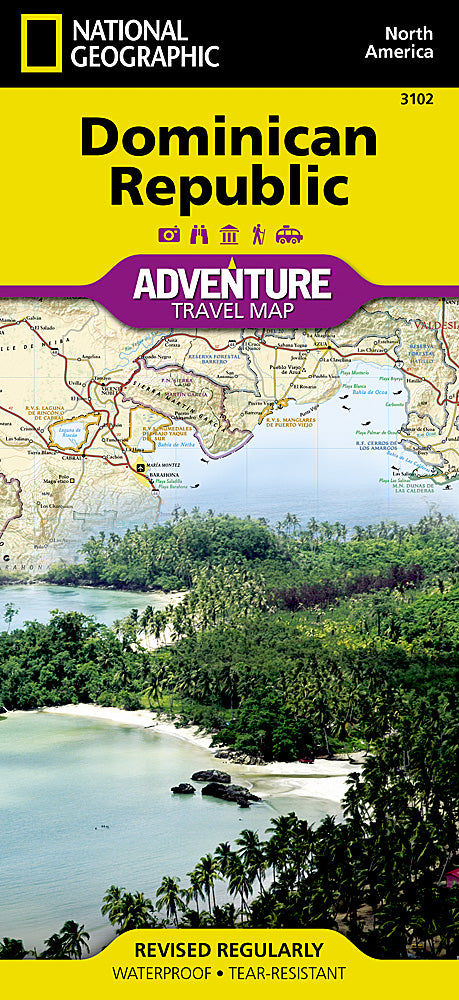 National Geographic Adventure Map Dominican Republic AD00003102