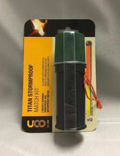 Load image into Gallery viewer, UCO Titan Stormproof Match Kit w/12 Windproof Matches/Waterproof Case 3 Stikers
