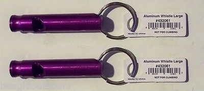 Liberty Mountain Large Aluminum Whistle Purple 1-Pack Emergency/Signal/Survival