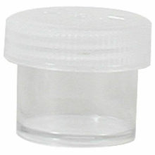 Load image into Gallery viewer, Nalgene 2oz Poly Straight-Side Wide Mouth Storage Bottle/Jar Clear w/White Lid
