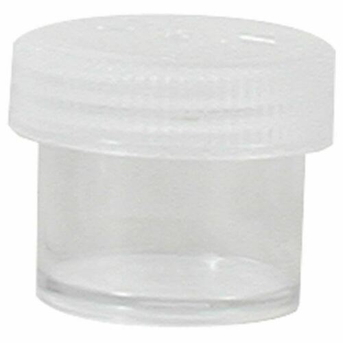 Nalgene 2oz Poly Straight-Side Wide Mouth Storage Bottle/Jar Clear w/White Lid
