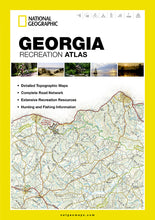 Load image into Gallery viewer, National Geographic Georgia GA Recreation Atlas Map Road &amp; Topo Maps ST01020700
