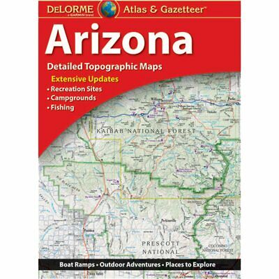 Delorme Arizona AZ Atlas & Gazetteer Map Newest Edition Topographic / Road Maps