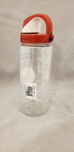 Load image into Gallery viewer, Nalgene Atlantis Wide Mouth 20oz Water Bottle Clear w/Red OTF Cap - BPA Free
