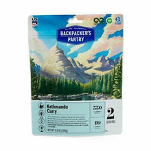 Load image into Gallery viewer, Backpacker&#39;s Pantry Kathmandu Curry w/Brown Rice 2-Serv Freeze Dried Camp Food
