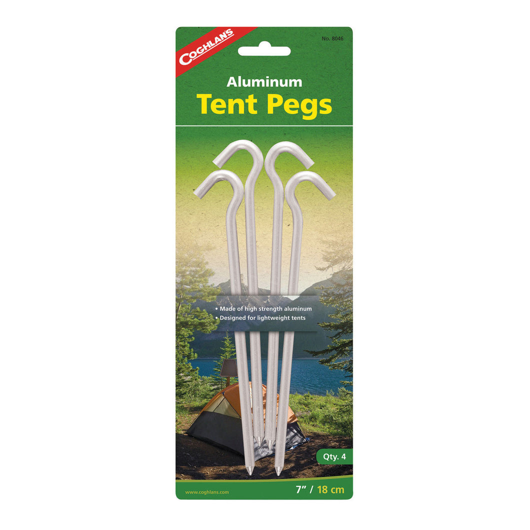 Coghlan's Aluminum Hook Stakes Pegs 8-Pack Tents Tarps Coghlans 8046